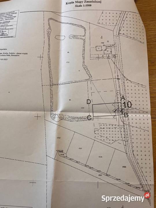 Sprzedam działke z wydanymi warunkami zabudowy Sprzedaż Jarocin sprzedam