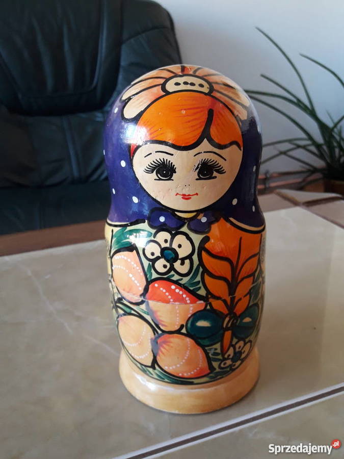 Matrioszka duża wielokolorowy Janów Lubelski sprzedam