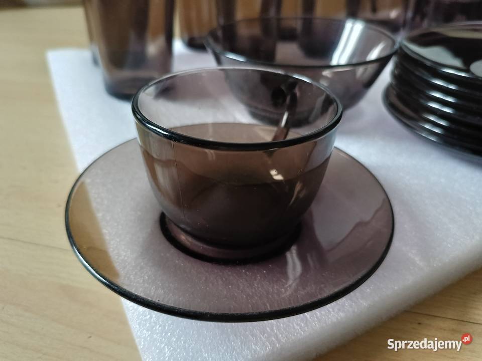 Zestaw kawowy Vereco France brązowy Tarnowskie Góry