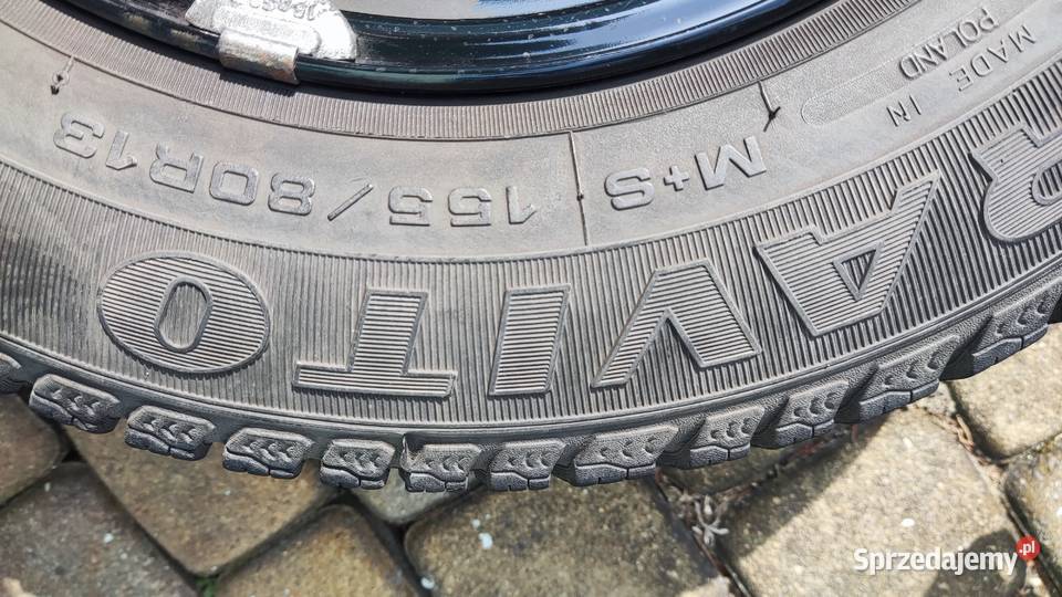 Felgi z oponami zimowymi 13 komplet 4 Fiat Panda Ruda Śląska