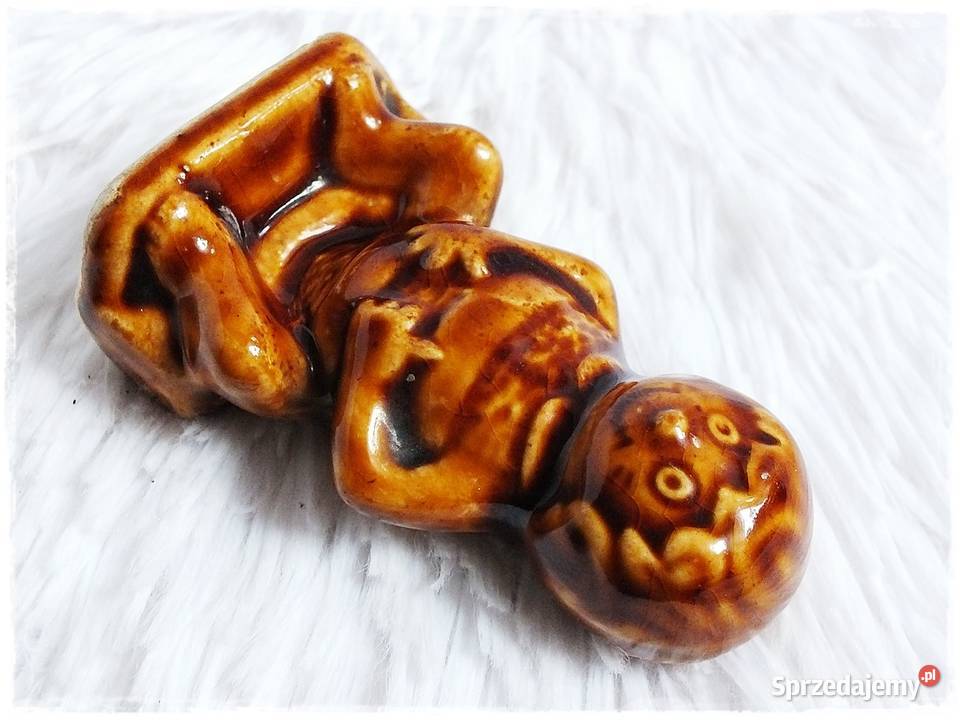 Pszczółka Maja Stara Figurka kolekcjonerska 70 Porcelana i szkło Żary