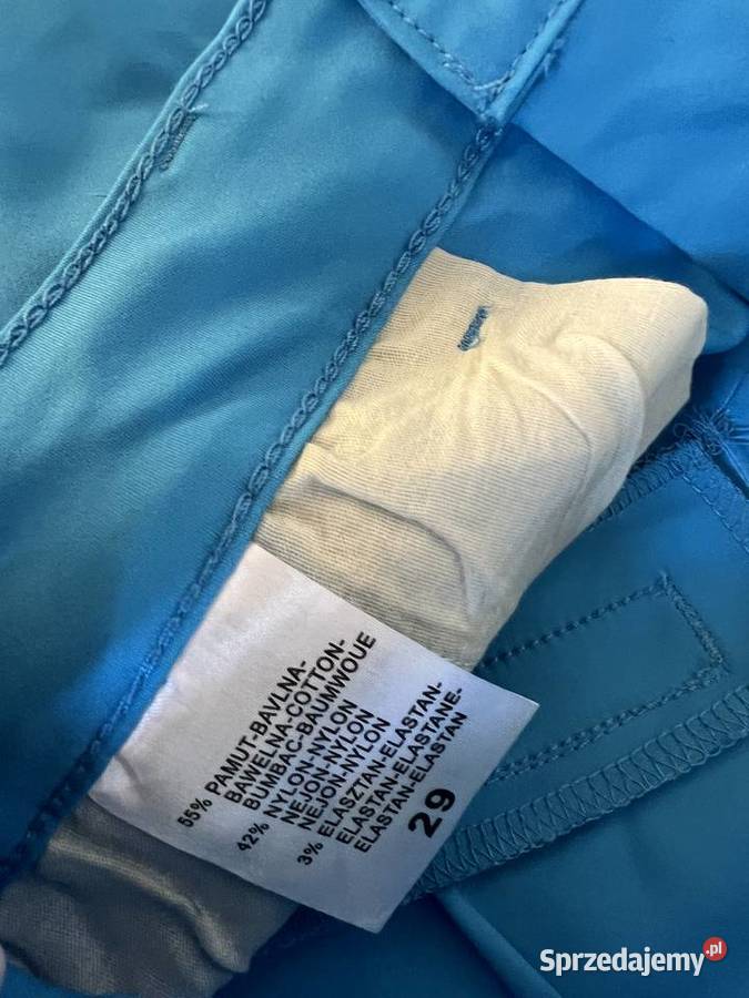 Spodnie rurki niebieskie niebieski Jasło