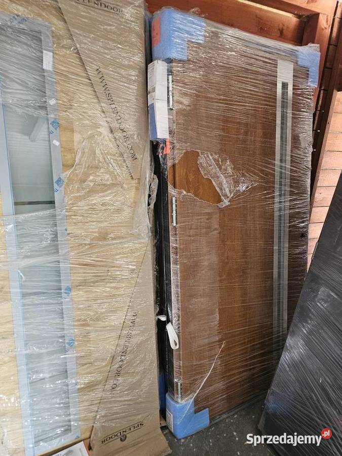 Drzwi zewnętrzne nowe 110 x 210 pasywne Stęszew