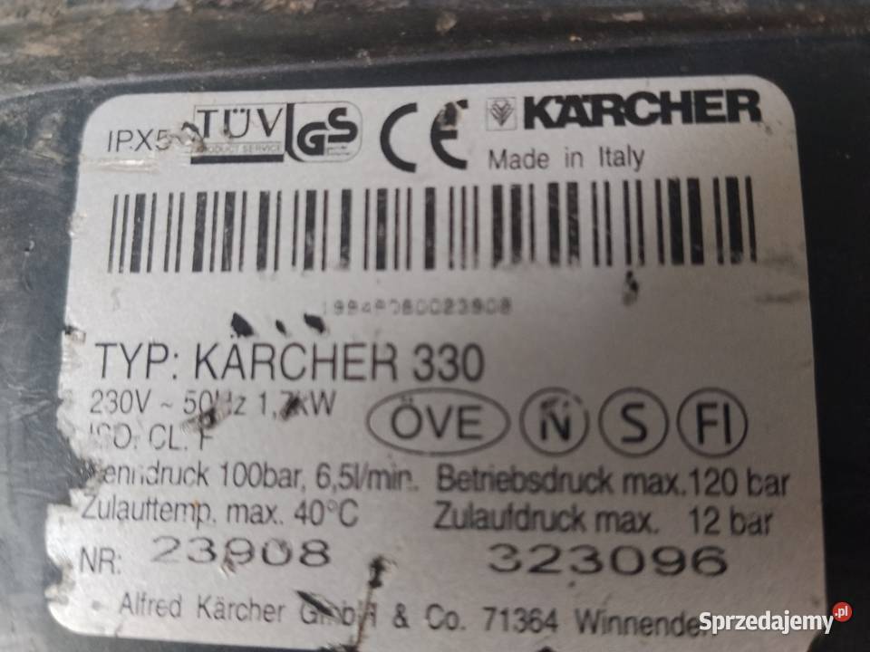 Karcher myjka 330 Silnik z pompą dolnośląskie Jawor