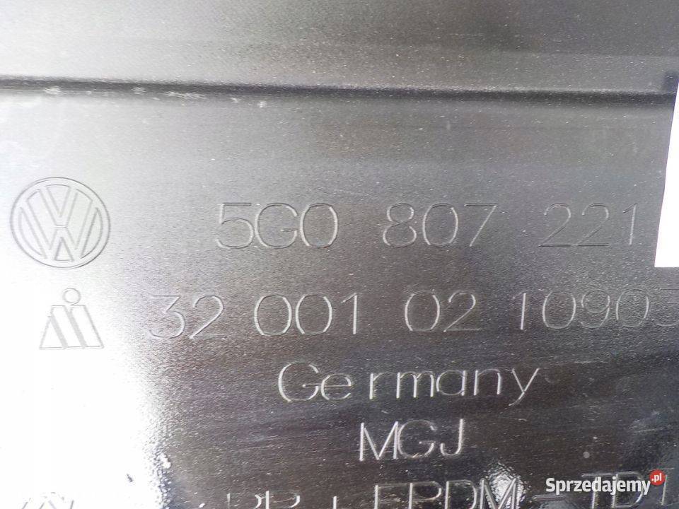 ZDERZAK PRZEDNI PRZÓD VOLKSWAGEN GOLF VII 7 PDC wielkopolskie Nowy Tomyśl sprzedam