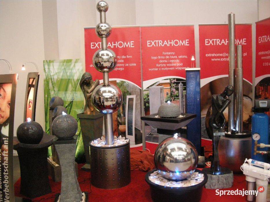 Fontanna ze stali nierdzewnej 4 kule H240 zachodniopomorskie Szczecin sprzedam