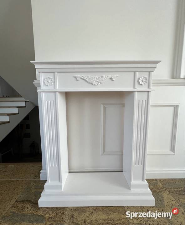 Drewniany portal kominkowy atrapa obudowa glam 112cm Pruszków