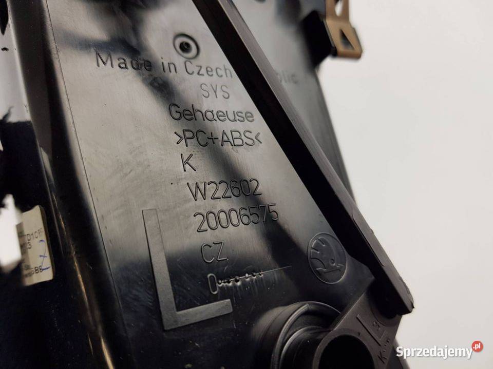 KRATKA NAWIEWU 6V0819701C SKODA FABIA III kujawsko-pomorskie Lipno