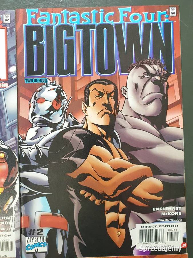 Fantastic Four Big Town miniseria 4 komiksy Superbohaterowie Gdynia sprzedam