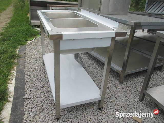 Nowy Zlew Gastronomiczny 2 Komorowy Z Półką wielkopolskie