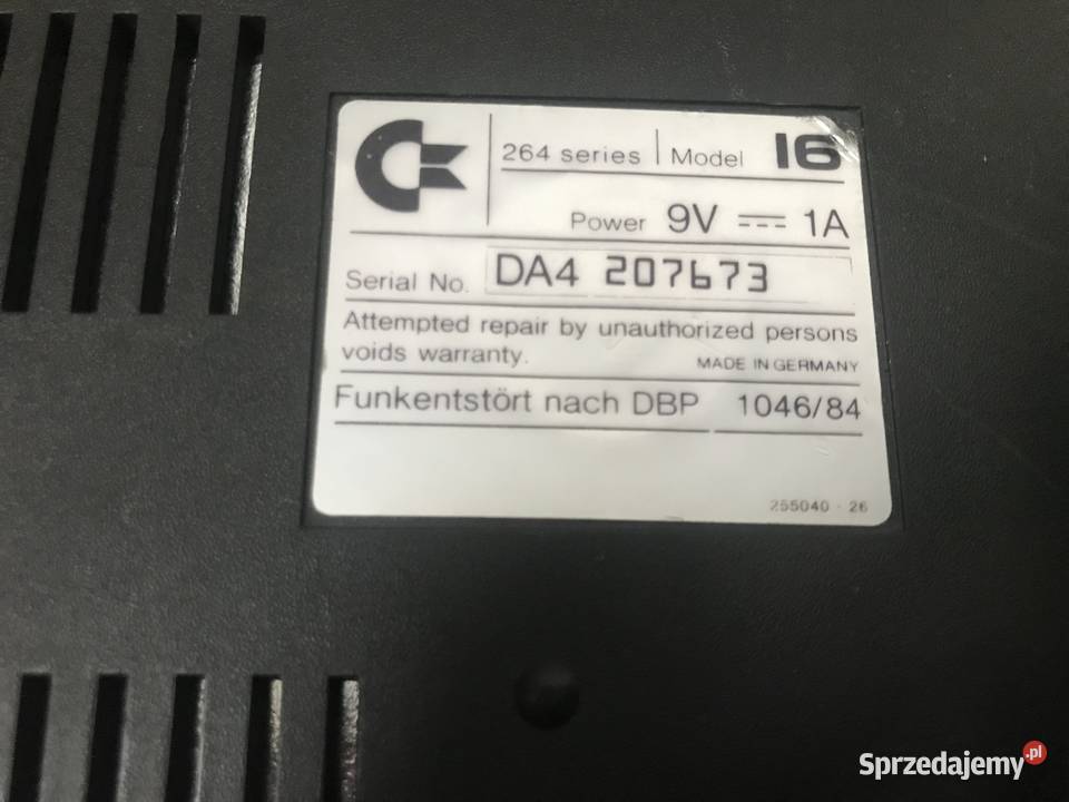 Commodore 16 c16 komputer