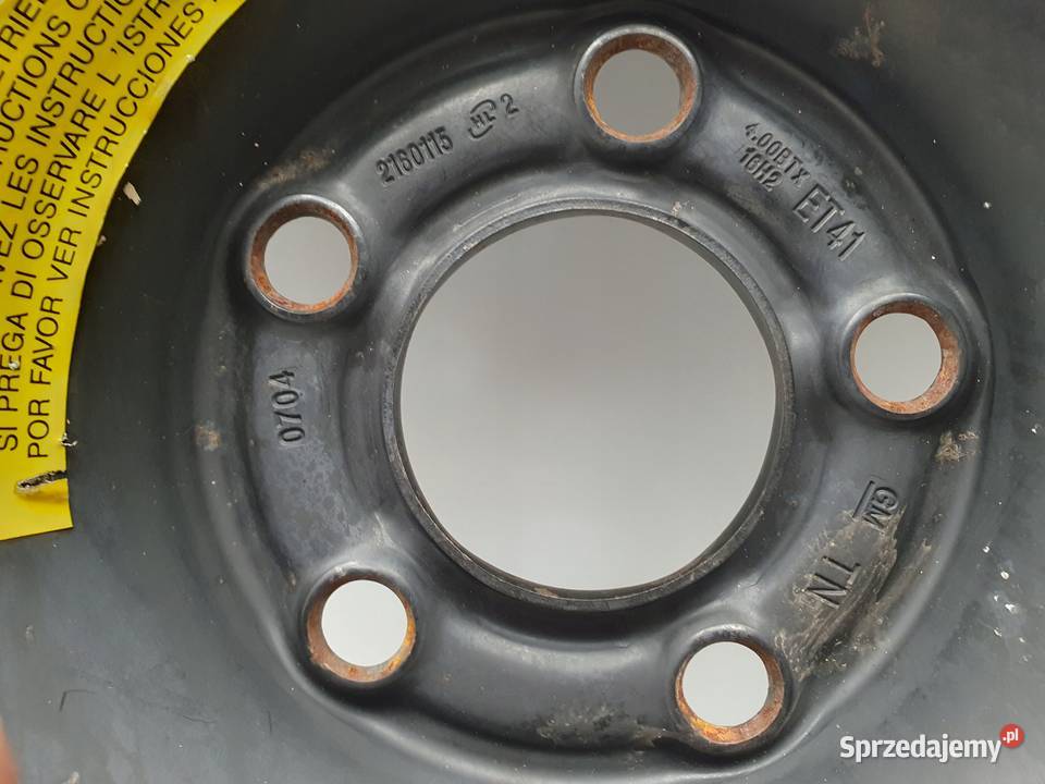 KOŁO DOJAZDOWE 11570 R16 2160115 5x110