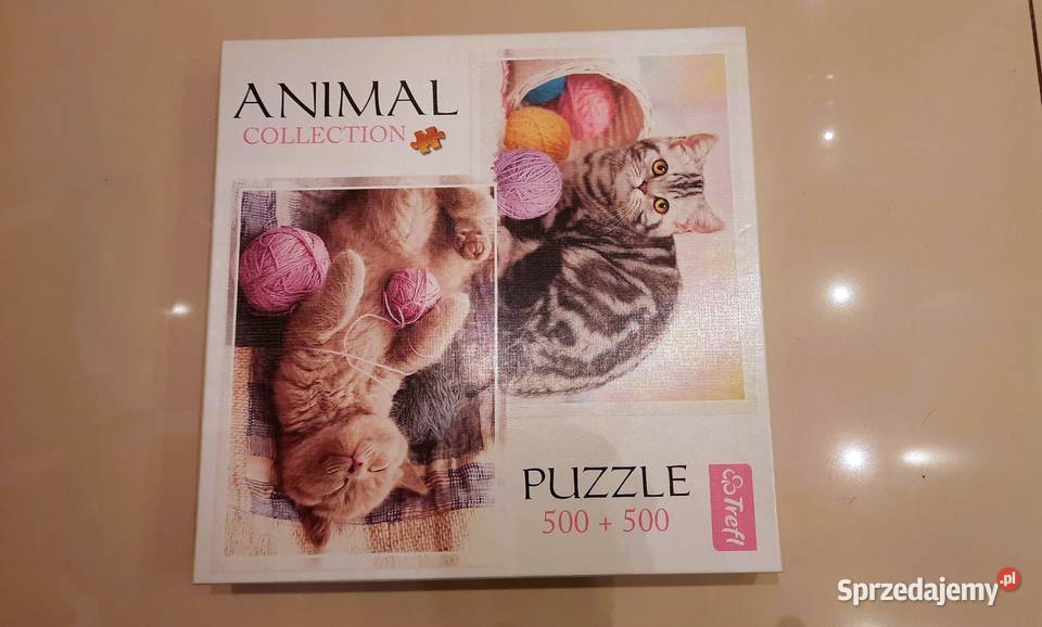 Puzzle TREFL KOTY Animal Collection 2 x 500 elem mazowieckie Warszawa