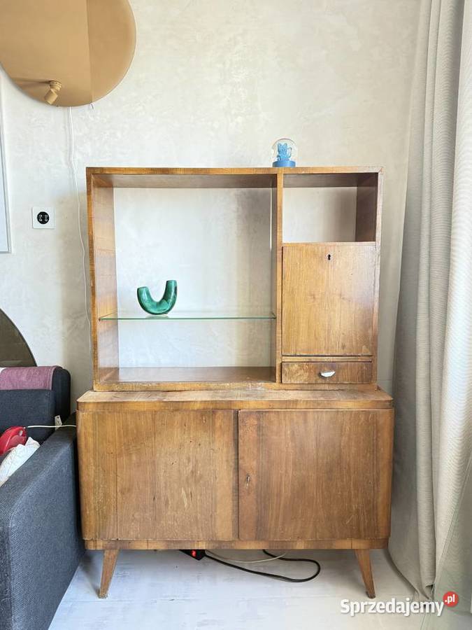 Kredens biblioteczka szafka lata 50 meble PRL Warszawa