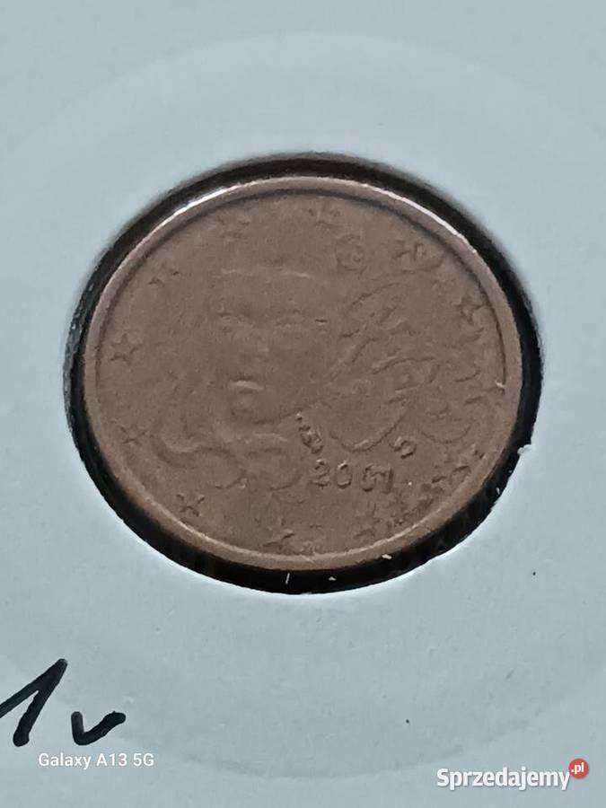 1 Eurocent Francja 2001 r Konin