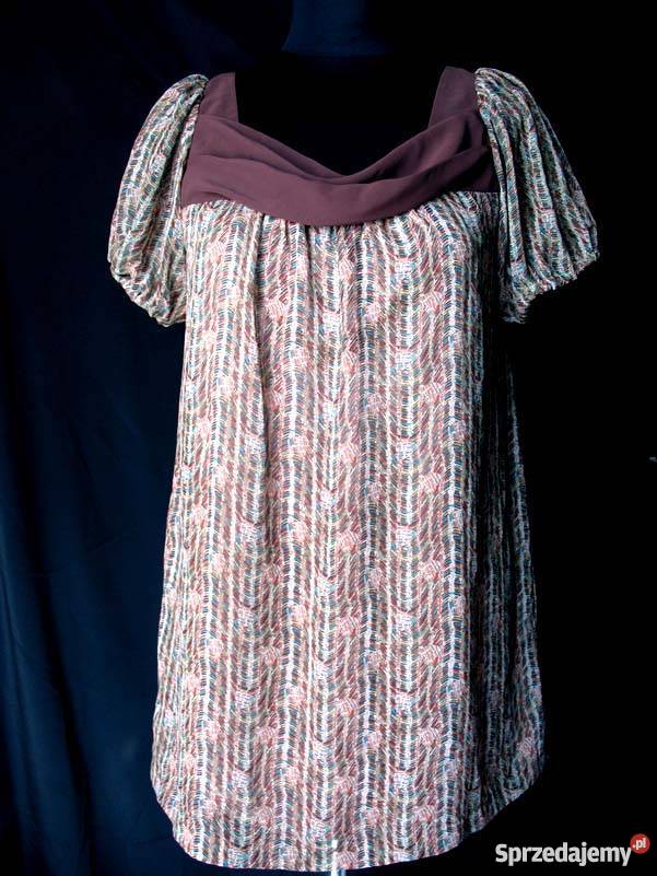 ŚWIETNA TUNIKA BLUZKA CIĄŻA 42 XL biust 106 Rozmiar 42(XL) mazowieckie