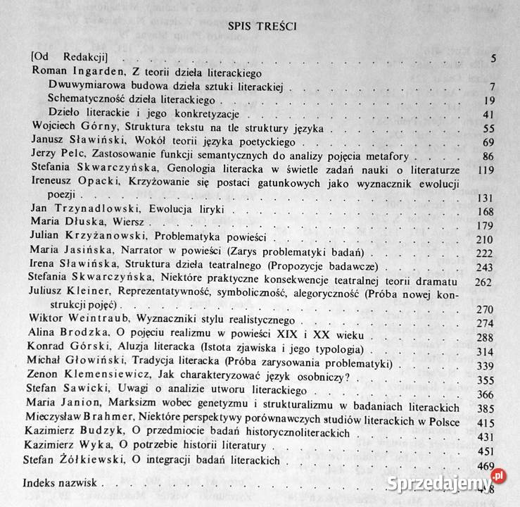 Problemy teorii literatury Tomy 1 Henryk miękka Chełm