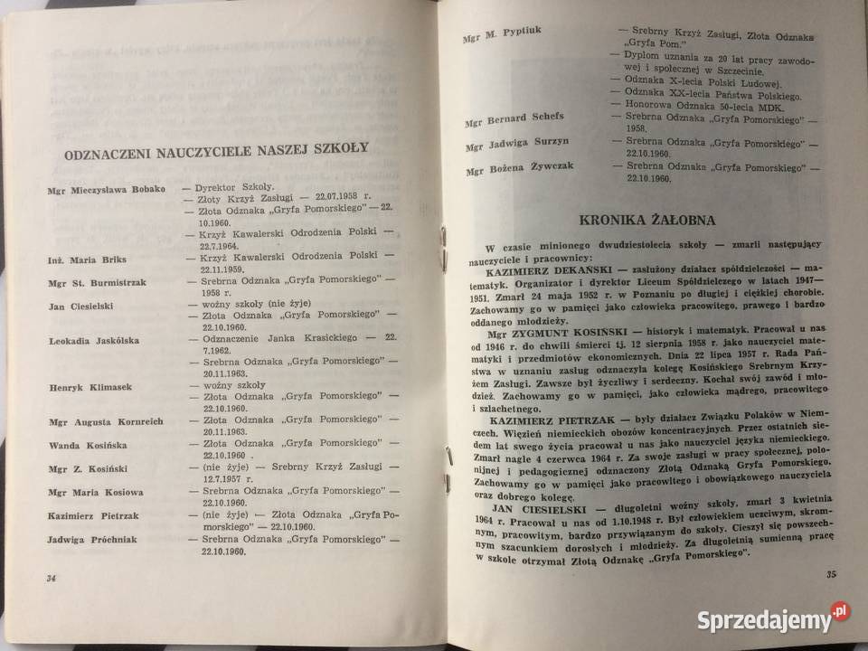 3612 XXLecie Technikum Handlowego W Szczecinie Szczecin