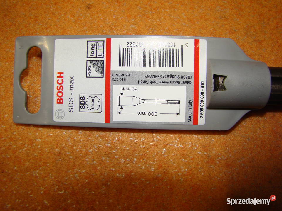 Dłuto SDS BOSCH do fliz 50300mm Ref 2 608 690 sprzedam