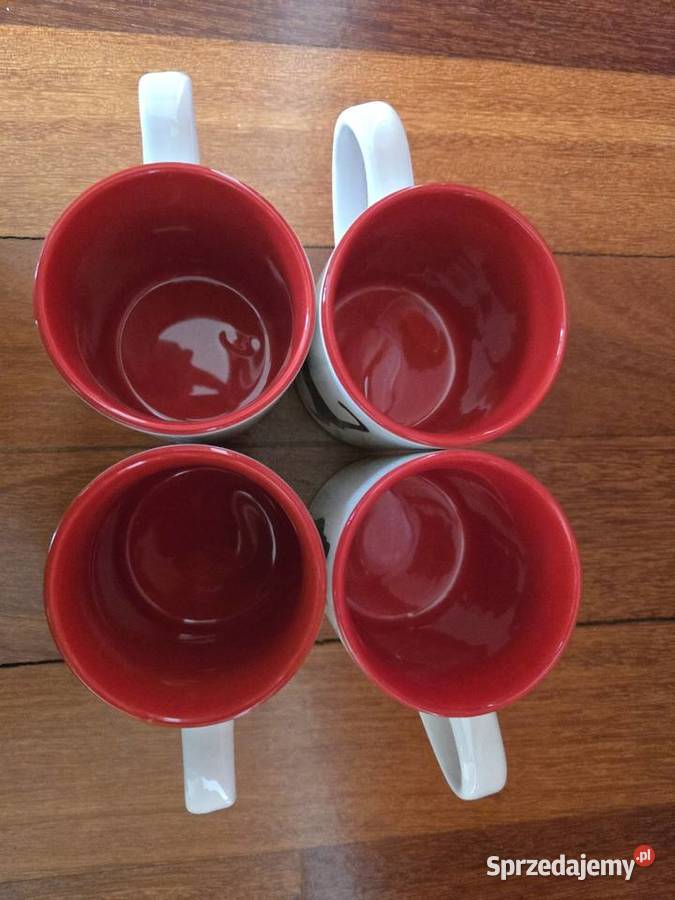 Zestaw 4 kubków stan NOWY pojemność 250350 ml Czaplinek