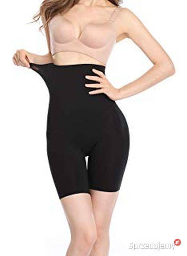 bodyfit black majtki wyszczuplające z nogawkami