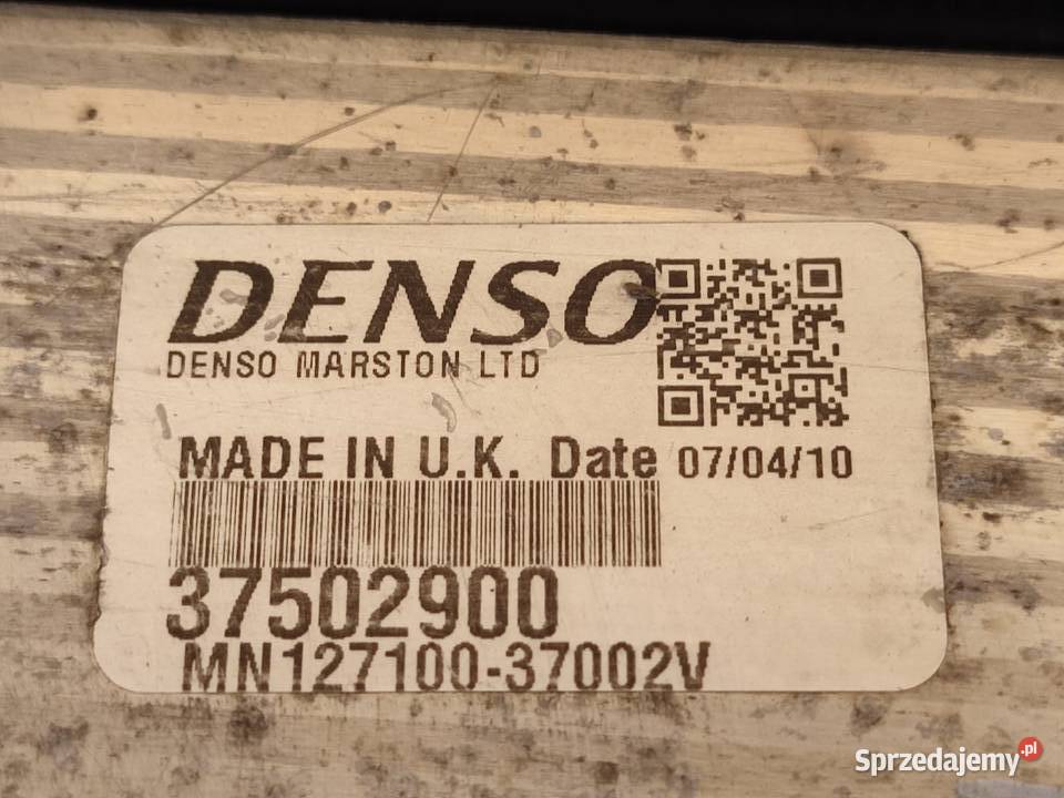 Chłodnica Intercooler V37502900 DENSO ACV0091730