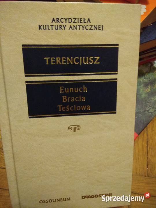Trzy komedie Eunuch Bracia Teściowa książki Warszawa