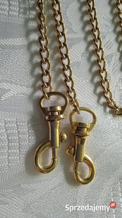 ZŁOCONY NOWY ŁAŃCUCH PASEK NASZYJNIK wielkopolskie Piła