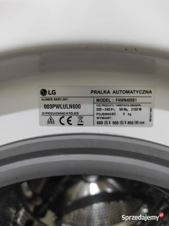 Pralka LG Direct Drive 9 wolnostojące Wrocław