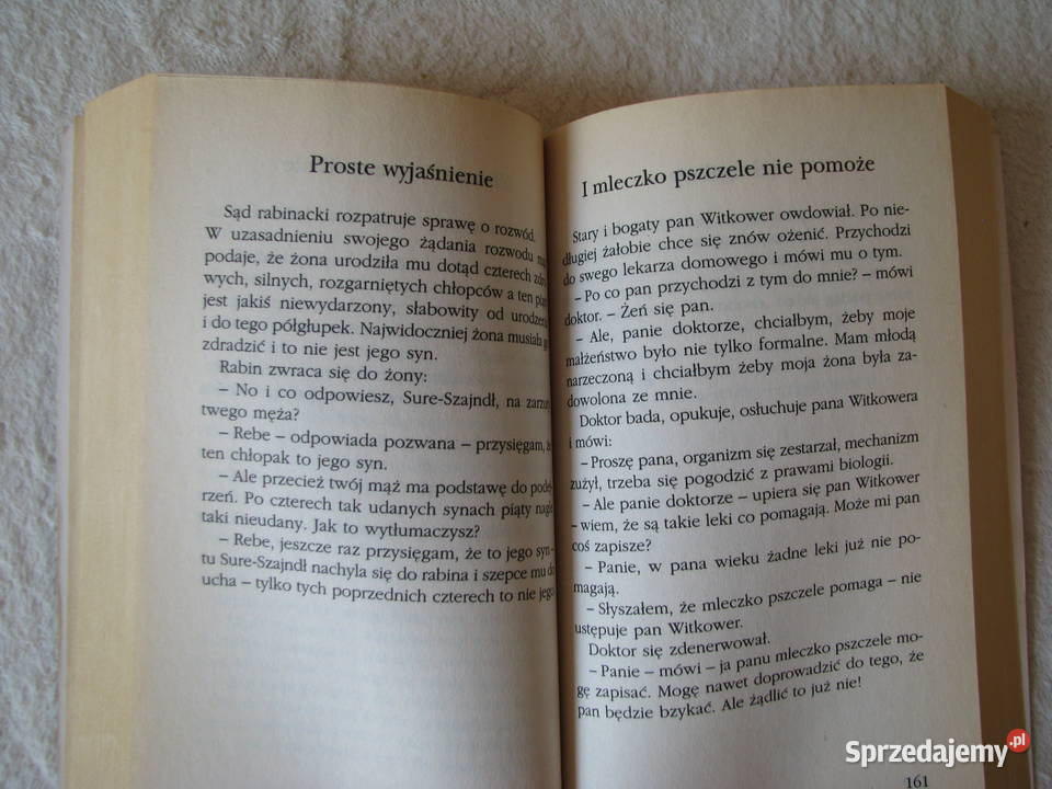 Anegdoty Żydowskie Mistrzowie humoru Krzysztof sprzedam