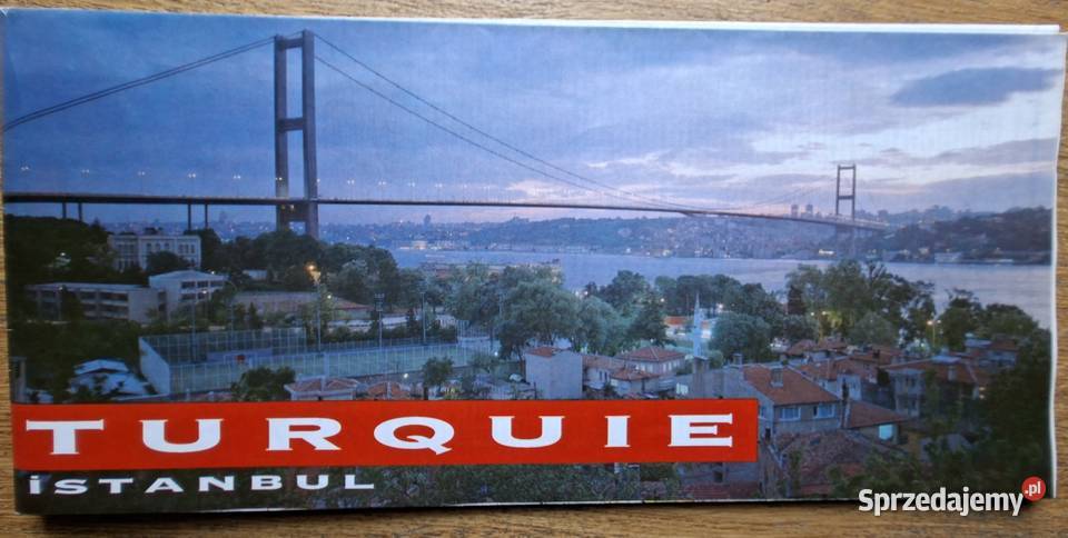 Turcja Turquie Istanbul plan miasta Kraków