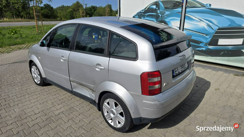 Audi A2 14 B Klimatronik lekko Uszkodzony 8Z benzyna Karczew sprzedam