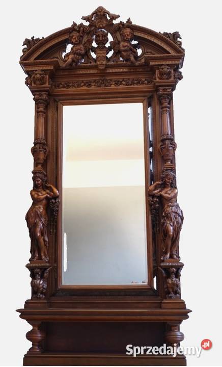 Lustro antyk neorenesans ponad 3 m Kraków