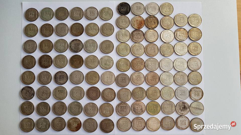 100 x 200 XXXlecia PRL 1974 mapka Ag srebro 625 Dąbrowa Górnicza