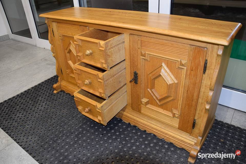 komoda z drewna dębowego nowa Olsztyn