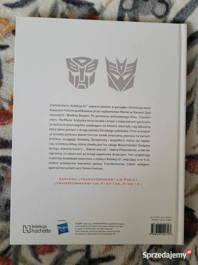 Transformers kolekcja G1 tom 11 pomorskie Gdynia