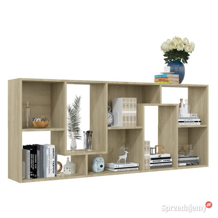 Regał na książki dąb sonoma 67x24x161 WM801880 mazowieckie Warszawa sprzedam