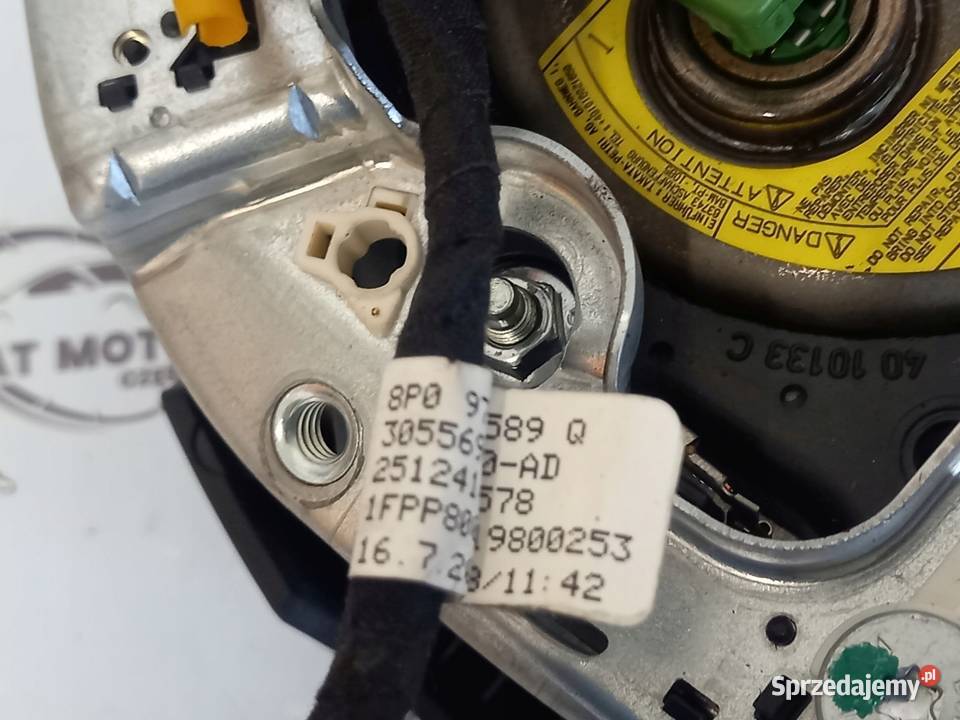 AUDI A3 II 8P 08r AIRBAG poduszka kierowcy Rok produkcji 2008 Kielce