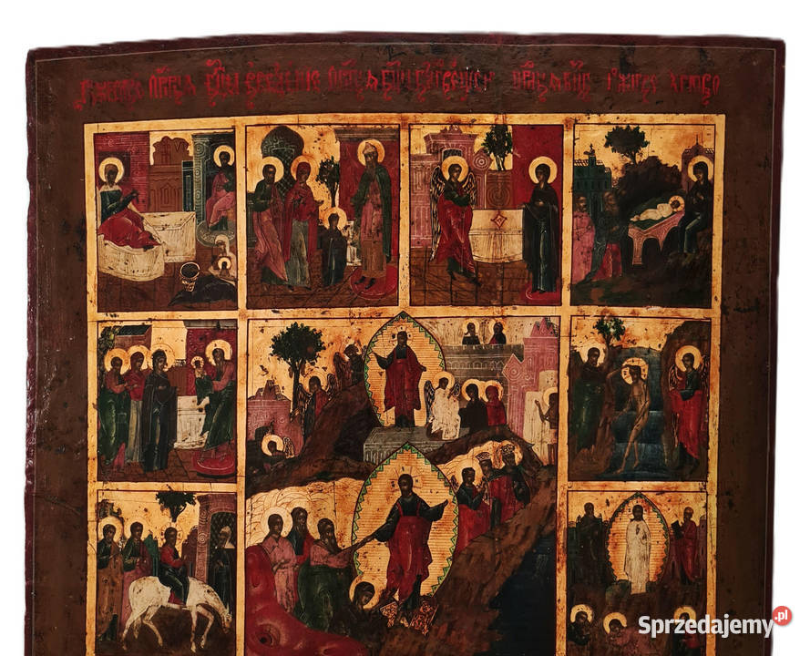 Ikona Prazdniki 0066 Malarstwo Warszawa