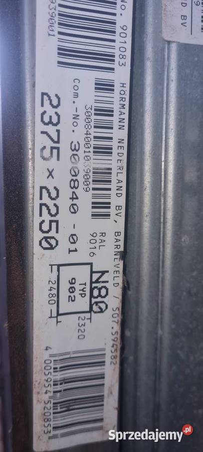 Brama garażowa garażowa