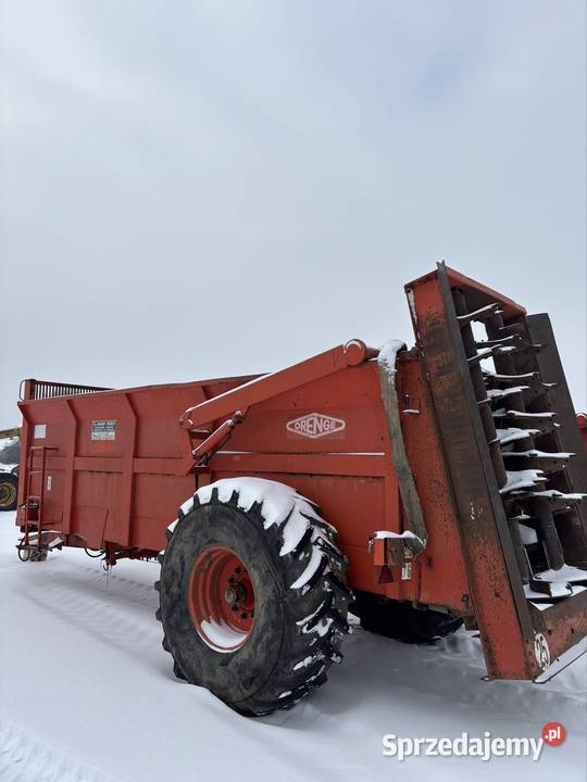 Rozrzutnik obornika Orange 12t łańcuchy hakowe Radzyń Podlaski