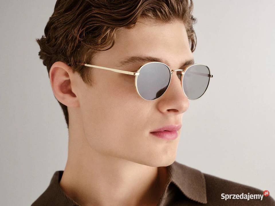 Okrągłe OKULARY PRZECIWSŁONECZNE Lenonki UV400 z mazowieckie Warszawa
