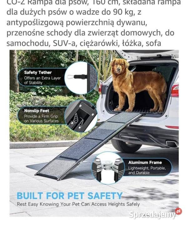 Składana rampa dużych psów Starogard Gdański