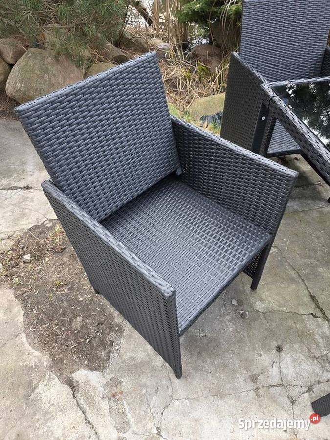 Zestaw mebli ogrodowych Space 6 krzeseł stół Wschowa