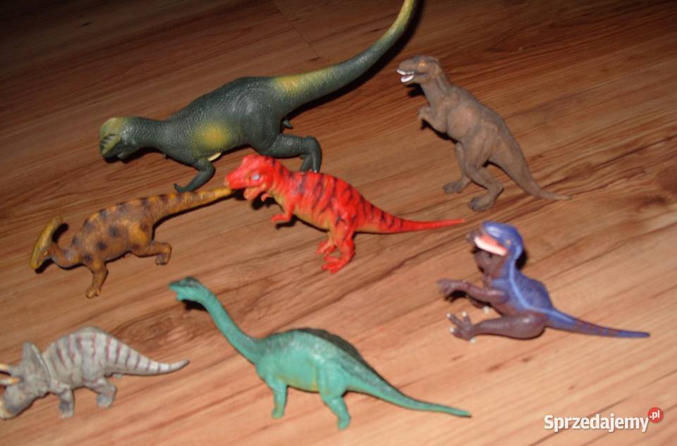6 figurek Dinozaurów wielkopolskie Rawicz