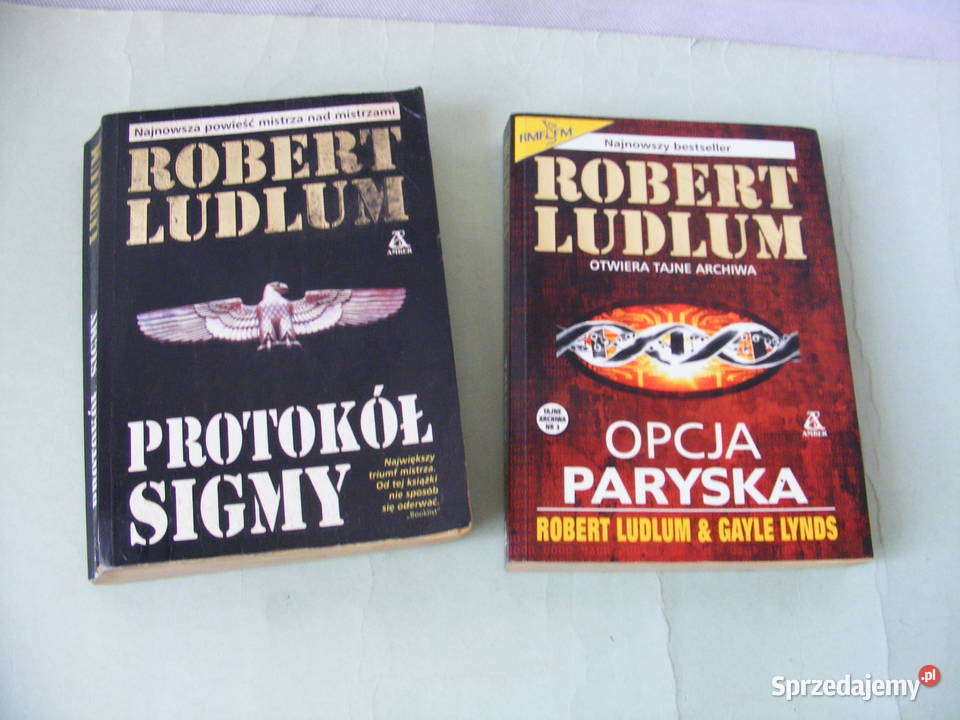 Ludlum x 7 Pakt Holcrofta Protokół Sigmy paryska Oborniki Śląskie sprzedam