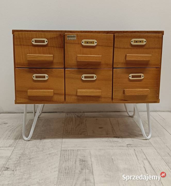 szafki nocne nakastliki drewniane vintage design Radomsko
