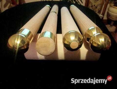 Poręcz drewniana omega okrągła Pochwyt złoto Dom i Ogród Lubań sprzedam