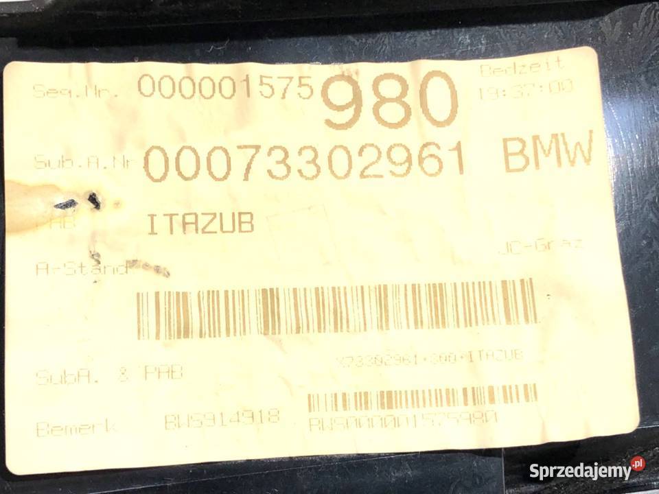 SCHOWEK KONSOLI BMW E83 SUV 0311 PÓŁKA WNĘKA osobowe