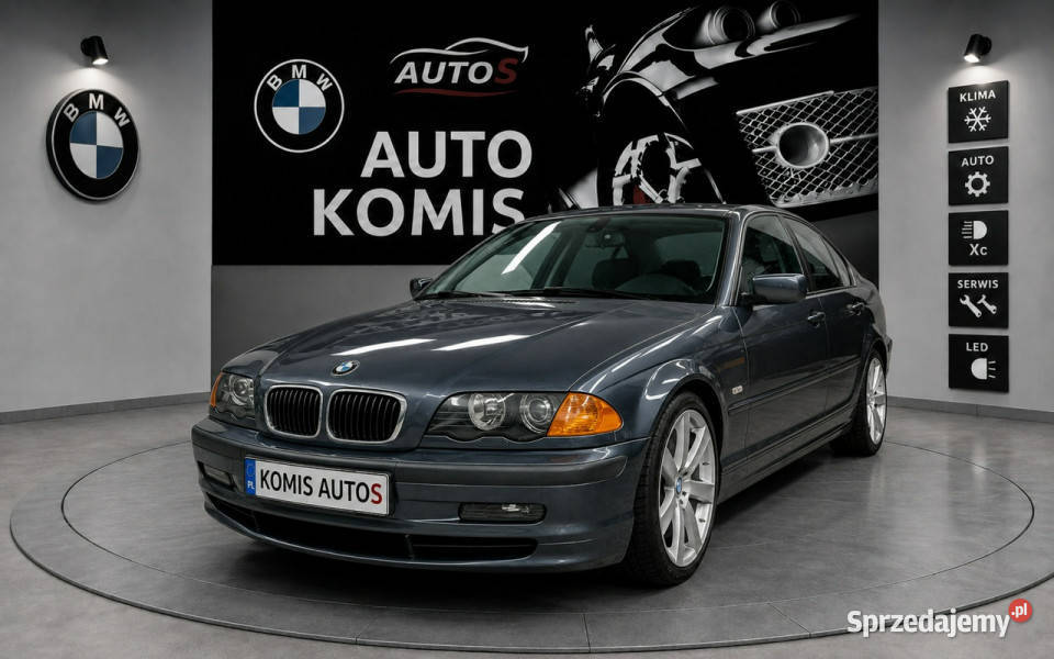 BMW 328 BMW e46 328i 193 Sedan Automat Xenon szary Wrocław